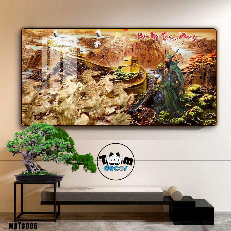 Top Mẫu Tranh Tráng Gương Mã Đáo Thành Công Đẹp Nhất Được Chọn Lọc - Tranh Ngựa Bát Mã - Tomdecor