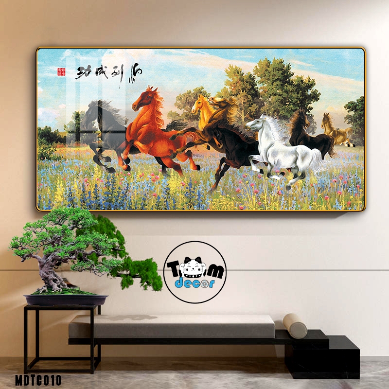 Top Mẫu Tranh Tráng Gương Mã Đáo Thành Công Đẹp Nhất Được Chọn Lọc - Tranh Ngựa Bát Mã - Tomdecor