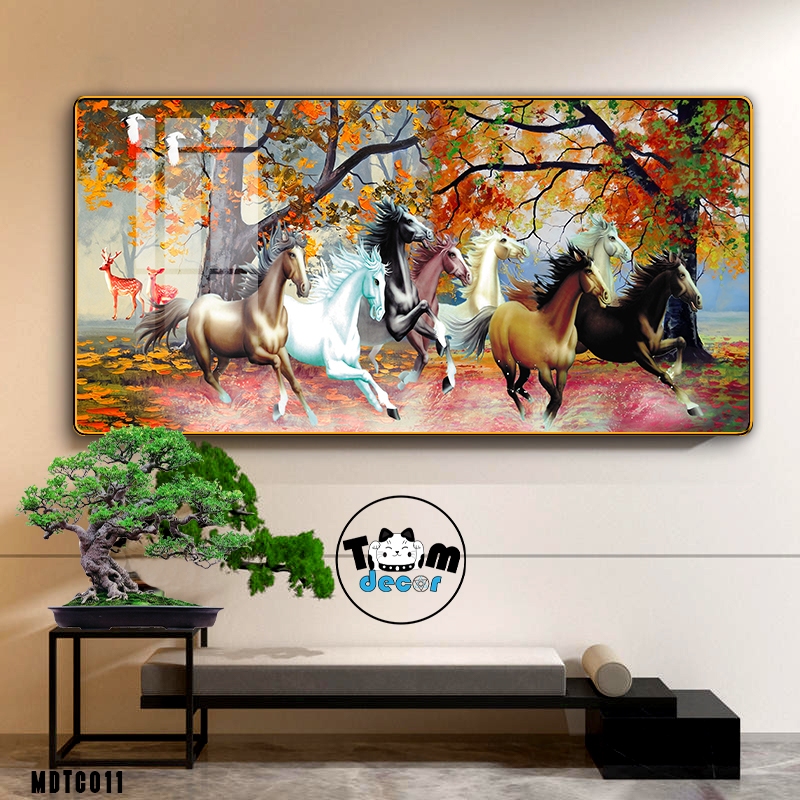 Top Mẫu Tranh Tráng Gương Mã Đáo Thành Công Đẹp Nhất Được Chọn Lọc - Tranh Ngựa Bát Mã - Tomdecor
