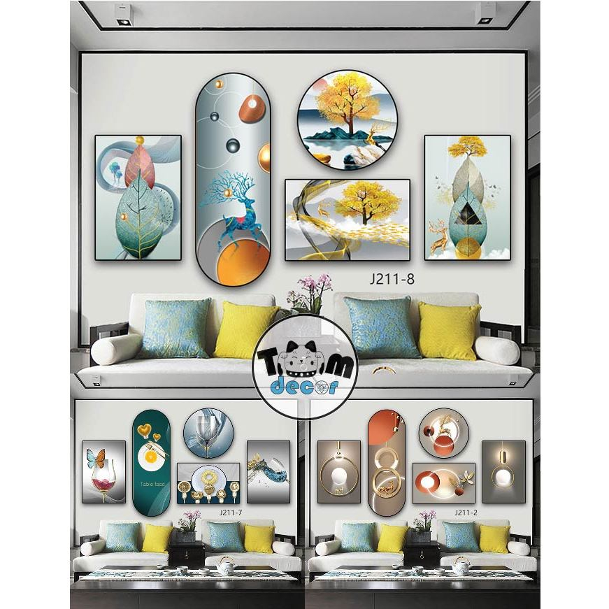 Tranh Ghép Mẫu Đẹp Dán Tường Mặt Gương Nhựa Formex Cứng Dày 5mm Mặt Gương