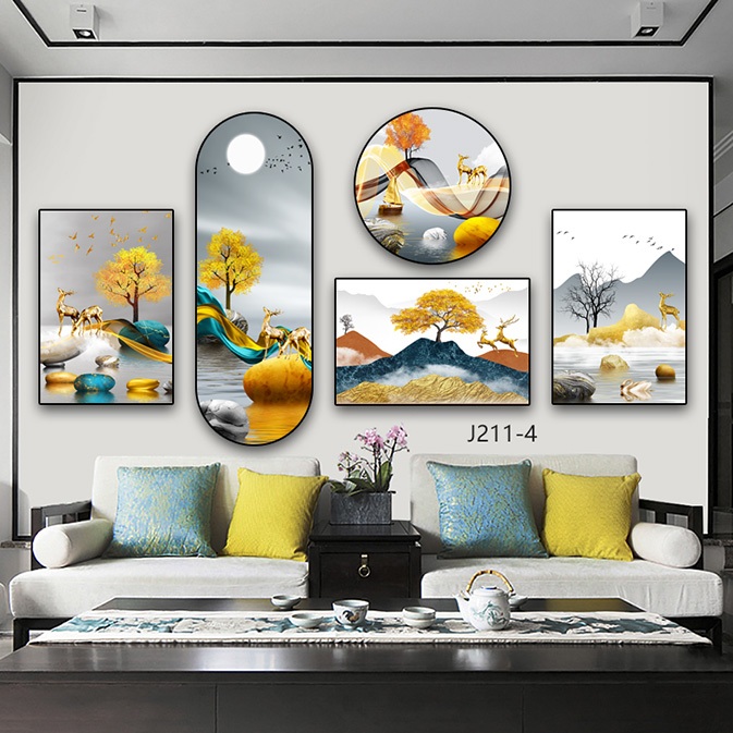 Tranh Ghép Mẫu Đẹp Dán Tường Mặt Gương Nhựa Formex Cứng Dày 5mm Mặt Gương