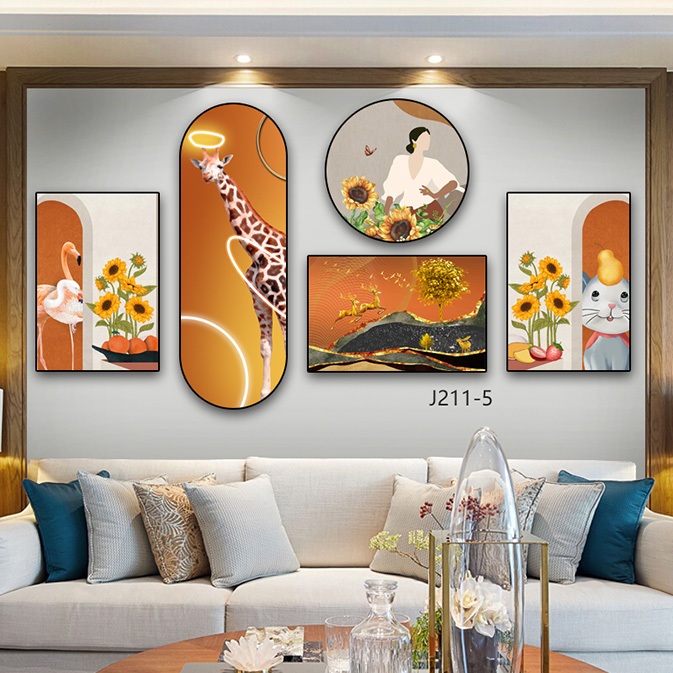 Tranh Ghép Mẫu Đẹp Dán Tường Mặt Gương Nhựa Formex Cứng Dày 5mm Mặt Gương