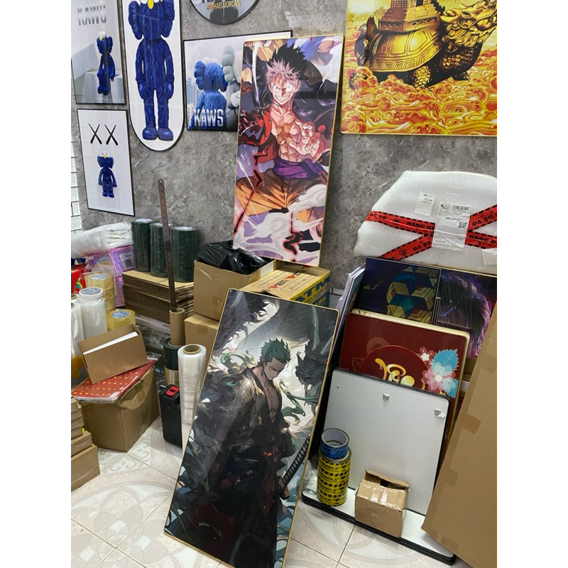Top tổng hợp mẫu tranh dọc ONEPIECE tráng gương cao cấp 40x80cm - luffy-zorro-law-ace chọn lọc đẹp nhất