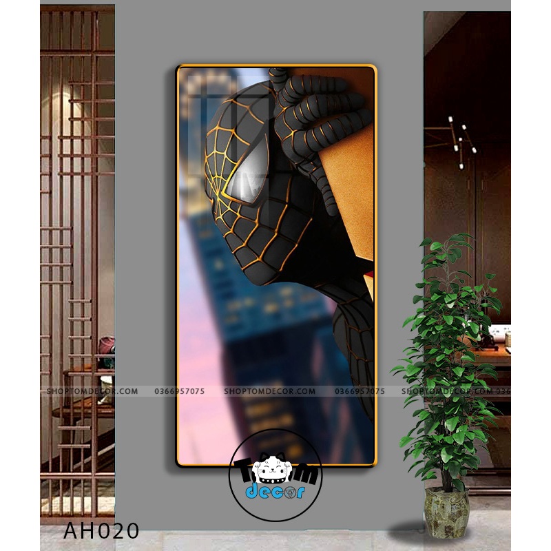 Tranh Người Nhện,Marvel,Samurai,Batman,Iron man - Tranh Tráng Gương Khổ Dọc