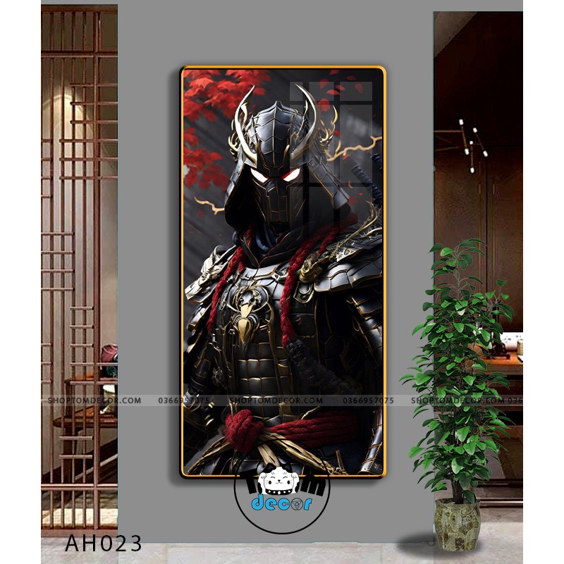 Tranh Người Nhện,Marvel,Samurai,Batman,Iron man - Tranh Tráng Gương Khổ Dọc