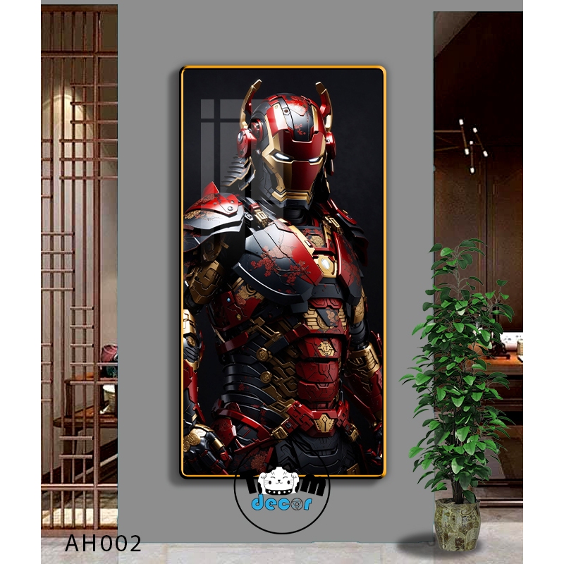 Tranh Người Nhện,Marvel,Samurai,Batman,Iron man - Tranh Tráng Gương Khổ Dọc