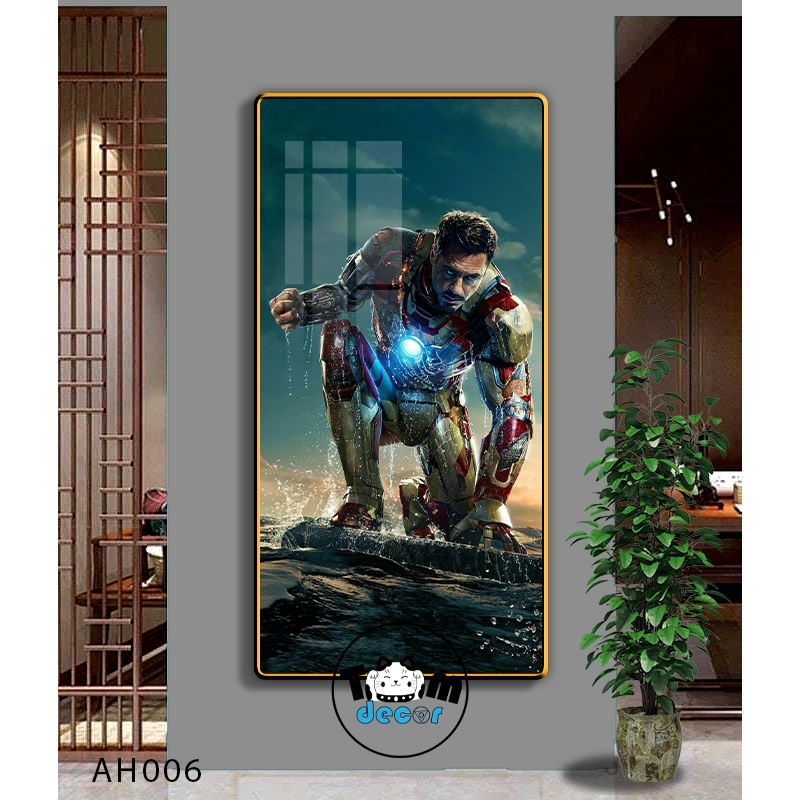 Tranh Người Nhện,Marvel,Samurai,Batman,Iron man - Tranh Tráng Gương Khổ Dọc