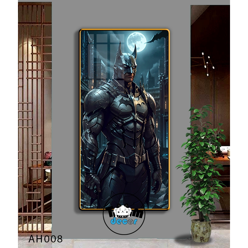 Tranh Người Nhện,Marvel,Samurai,Batman,Iron man - Tranh Tráng Gương Khổ Dọc
