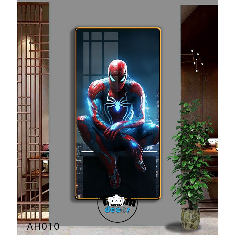 Tranh Người Nhện,Marvel,Samurai,Batman,Iron man - Tranh Tráng Gương Khổ Dọc
