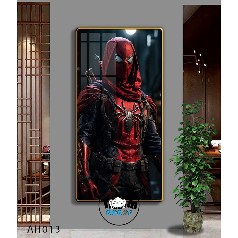 Tranh Người Nhện,Marvel,Samurai,Batman,Iron man - Tranh Tráng Gương Khổ Dọc