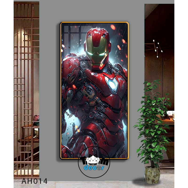 Tranh Người Nhện,Marvel,Samurai,Batman,Iron man - Tranh Tráng Gương Khổ Dọc