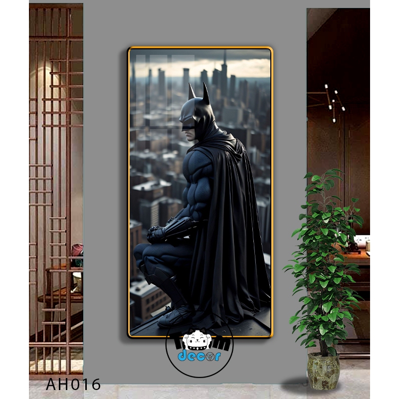 Tranh Người Nhện,Marvel,Samurai,Batman,Iron man - Tranh Tráng Gương Khổ Dọc