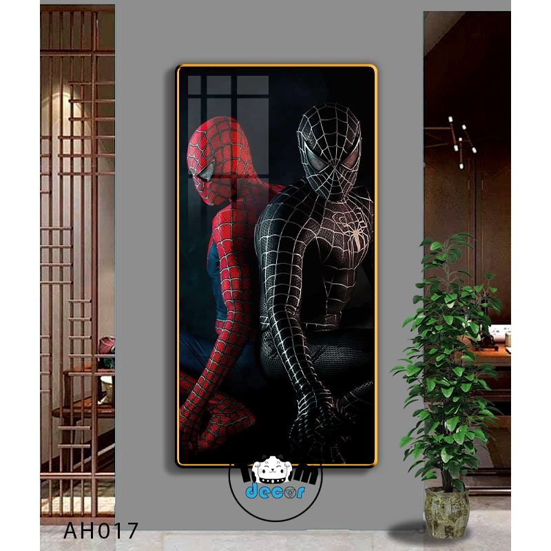 Tranh Người Nhện,Marvel,Samurai,Batman,Iron man - Tranh Tráng Gương Khổ Dọc