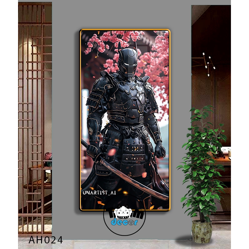 Tranh Người Nhện,Marvel,Samurai,Batman,Iron man - Tranh Tráng Gương Khổ Dọc