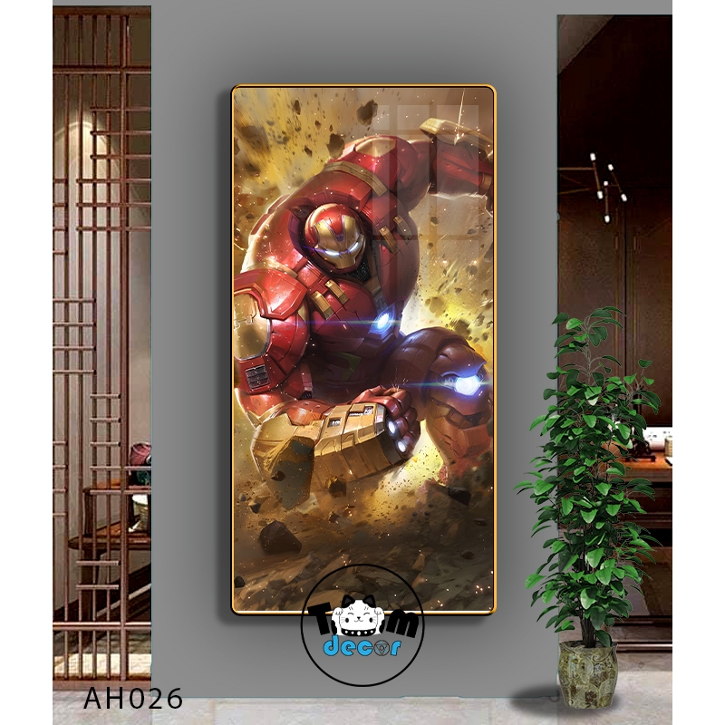 Tranh Người Nhện,Marvel,Samurai,Batman,Iron man - Tranh Tráng Gương Khổ Dọc