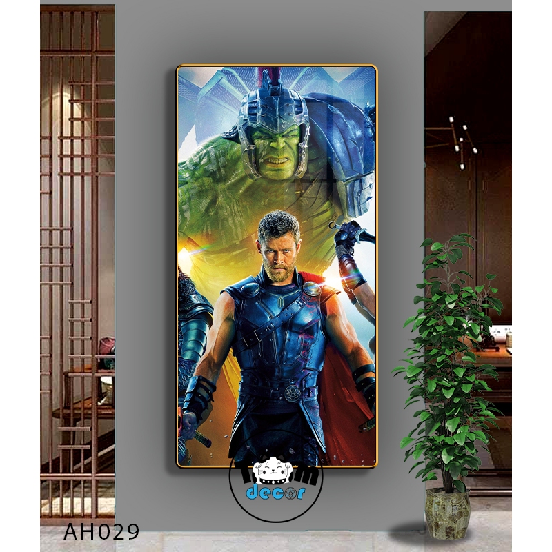 Tranh Người Nhện,Marvel,Samurai,Batman,Iron man - Tranh Tráng Gương Khổ Dọc