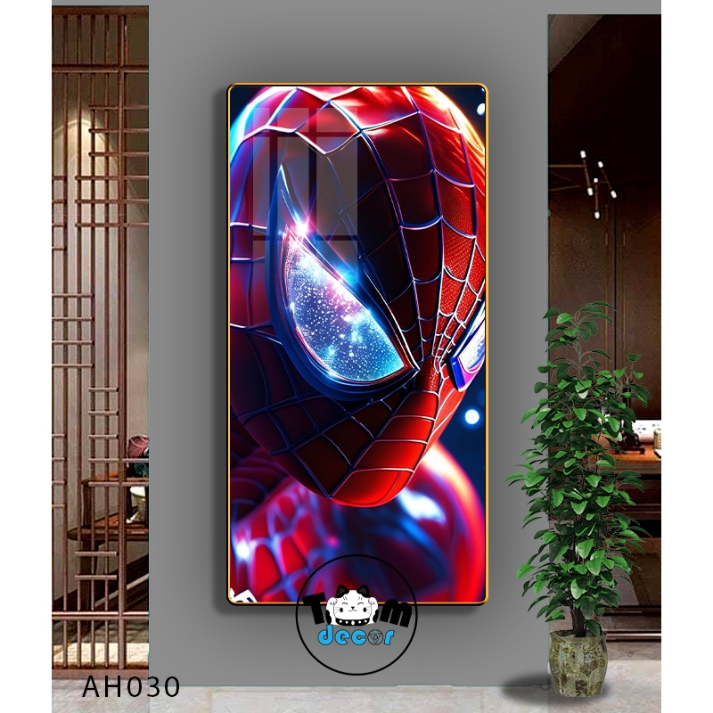 Tranh Người Nhện,Marvel,Samurai,Batman,Iron man - Tranh Tráng Gương Khổ Dọc