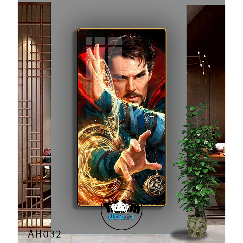 Tranh Người Nhện,Marvel,Samurai,Batman,Iron man - Tranh Tráng Gương Khổ Dọc