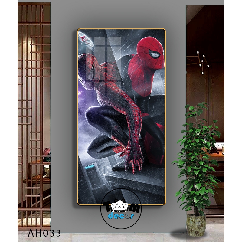 Tranh Người Nhện,Marvel,Samurai,Batman,Iron man - Tranh Tráng Gương Khổ Dọc