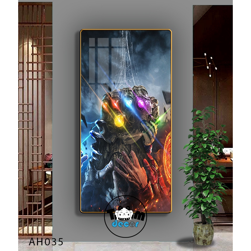 Tranh Người Nhện,Marvel,Samurai,Batman,Iron man - Tranh Tráng Gương Khổ Dọc