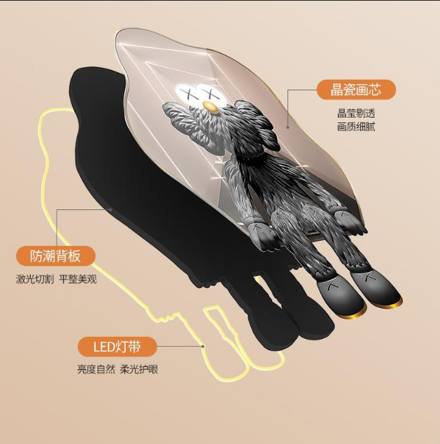 Tranh led 3D Hoa Nghệ Thuật Tranh Có Remot Điều Khiển Từ Xa