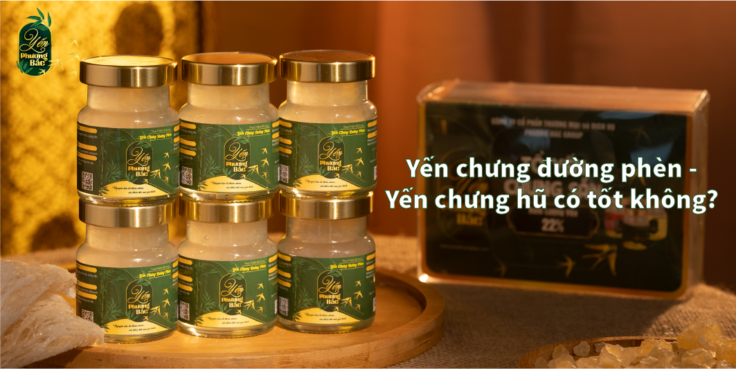 Yến chưng đường phèn - Yến chưng hũ có tốt không?