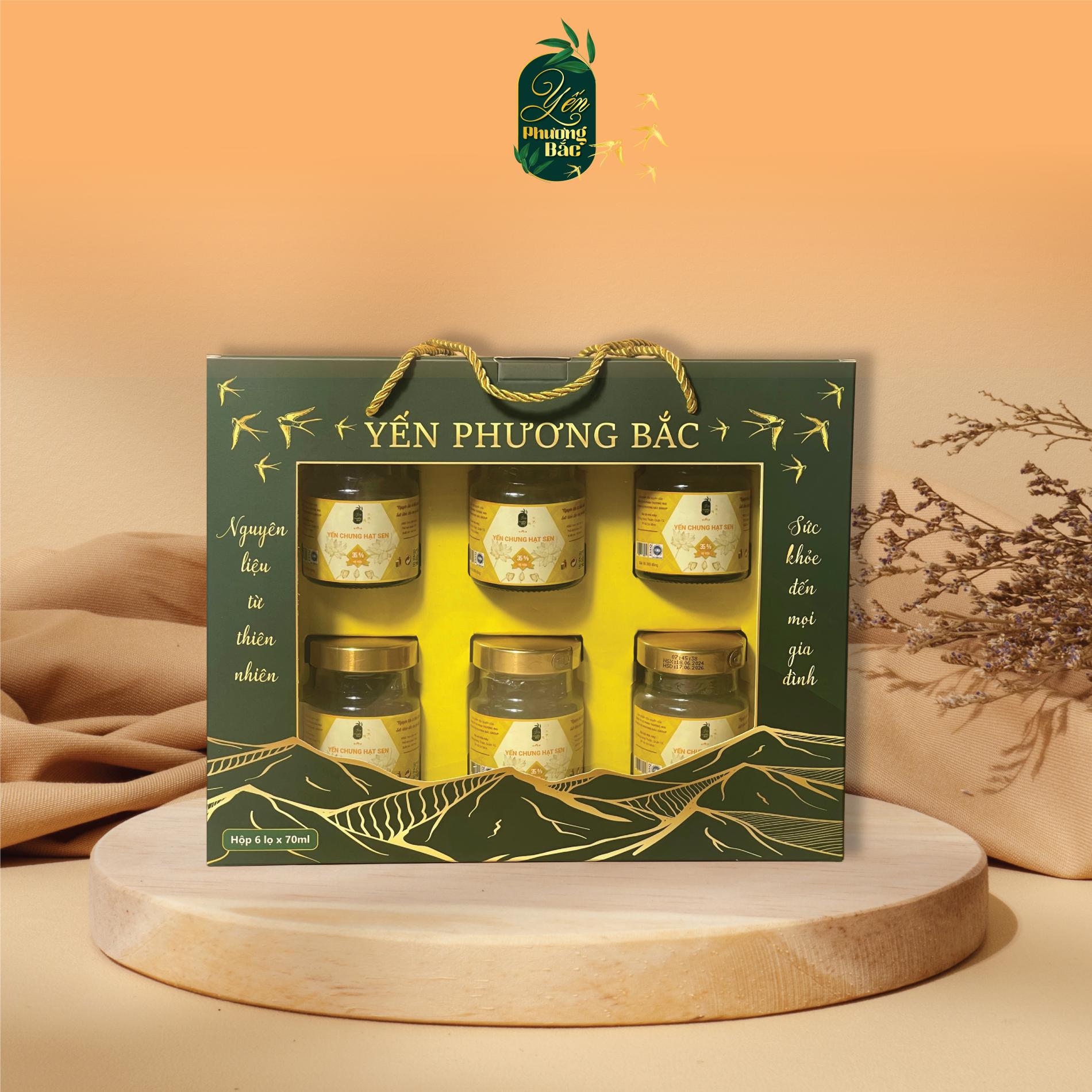 Yến Chưng Hạt Sen 35% Yến Tươi