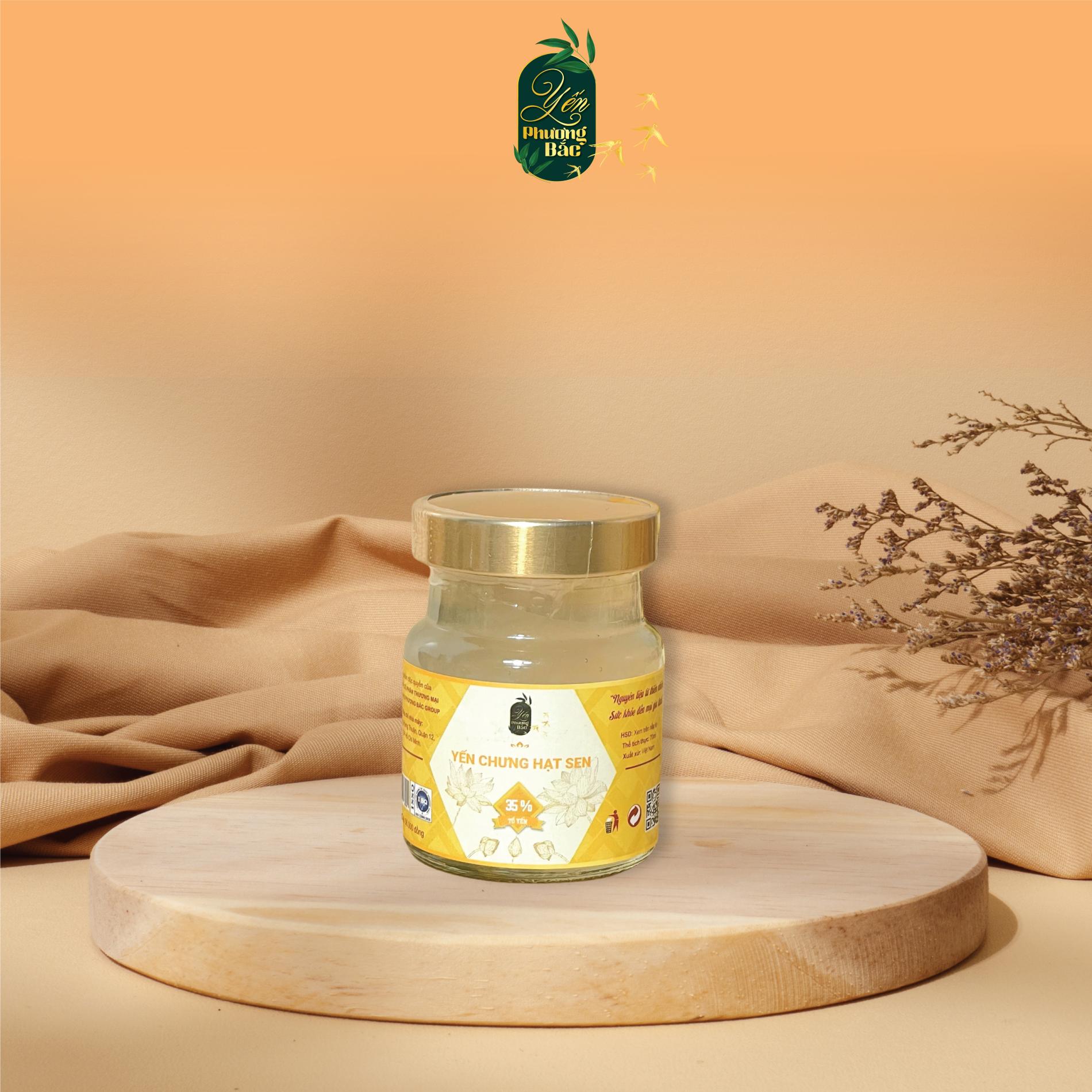 Yến Chưng Hạt Sen 35% Yến Tươi