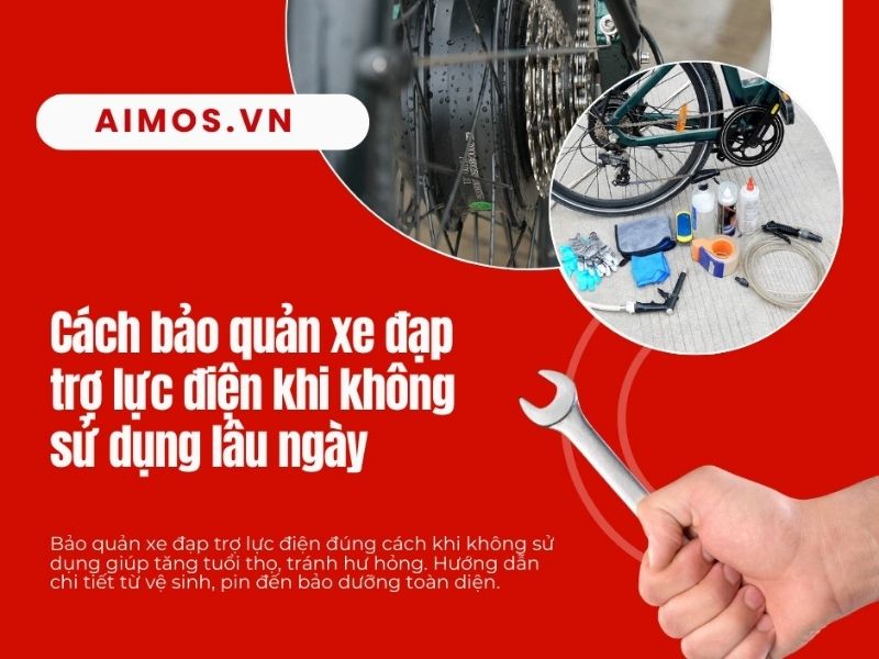 Cách bảo quản xe đạp trợ lực điện
