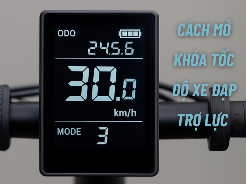 3 Cách Mở Khóa Tốc Độ Xe Đạp Trợ Lực