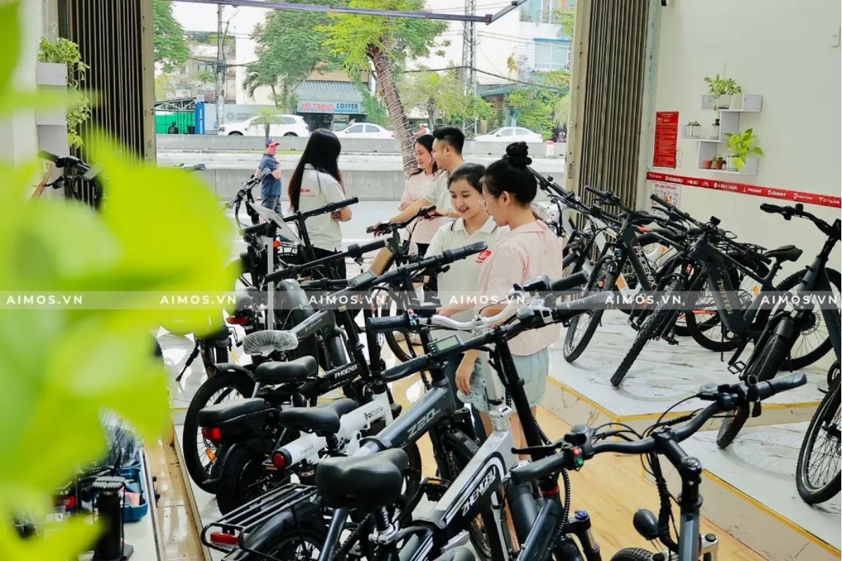 Đại lý AIMOS cam kết phân phối xe đạp trợ lực điện Burchda chính hãng 100%