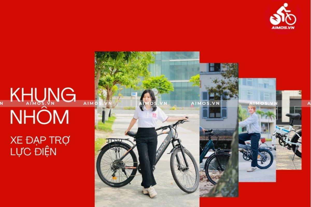 Khung nhôm xe đạp trợ lực điện