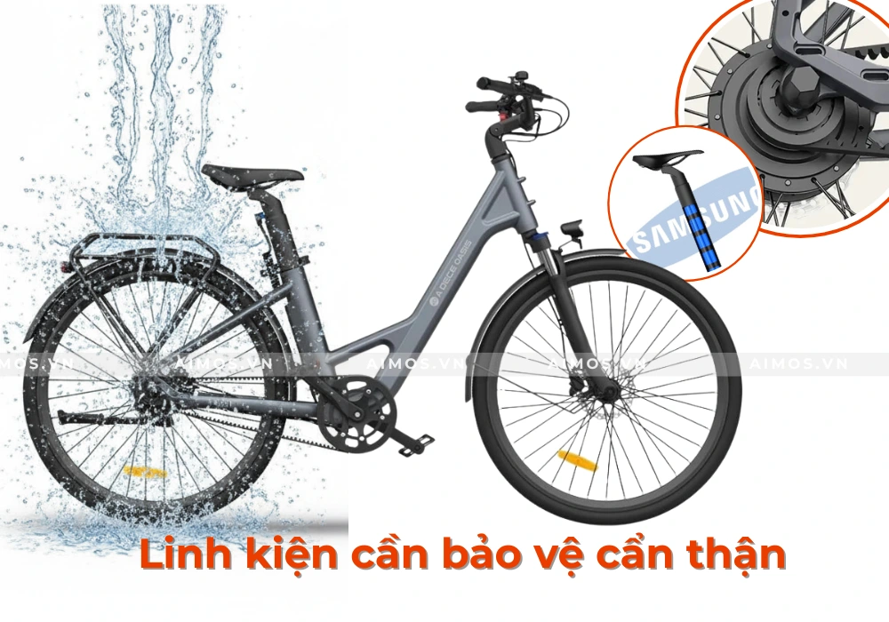 Khả năng chống nước của xe đạp trợ lực điện
