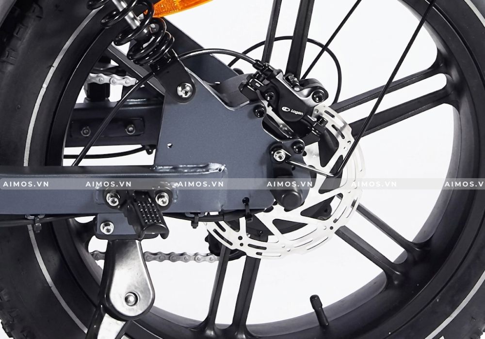 Hệ thống phanh đĩa thủy lực an toàn tuyệt đối trên xe đạp trợ lực điện OUXI GT20