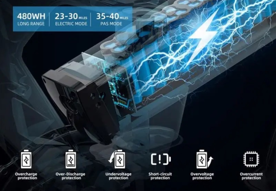 Xe đạp trợ lực điện Zhengbu K6S pin