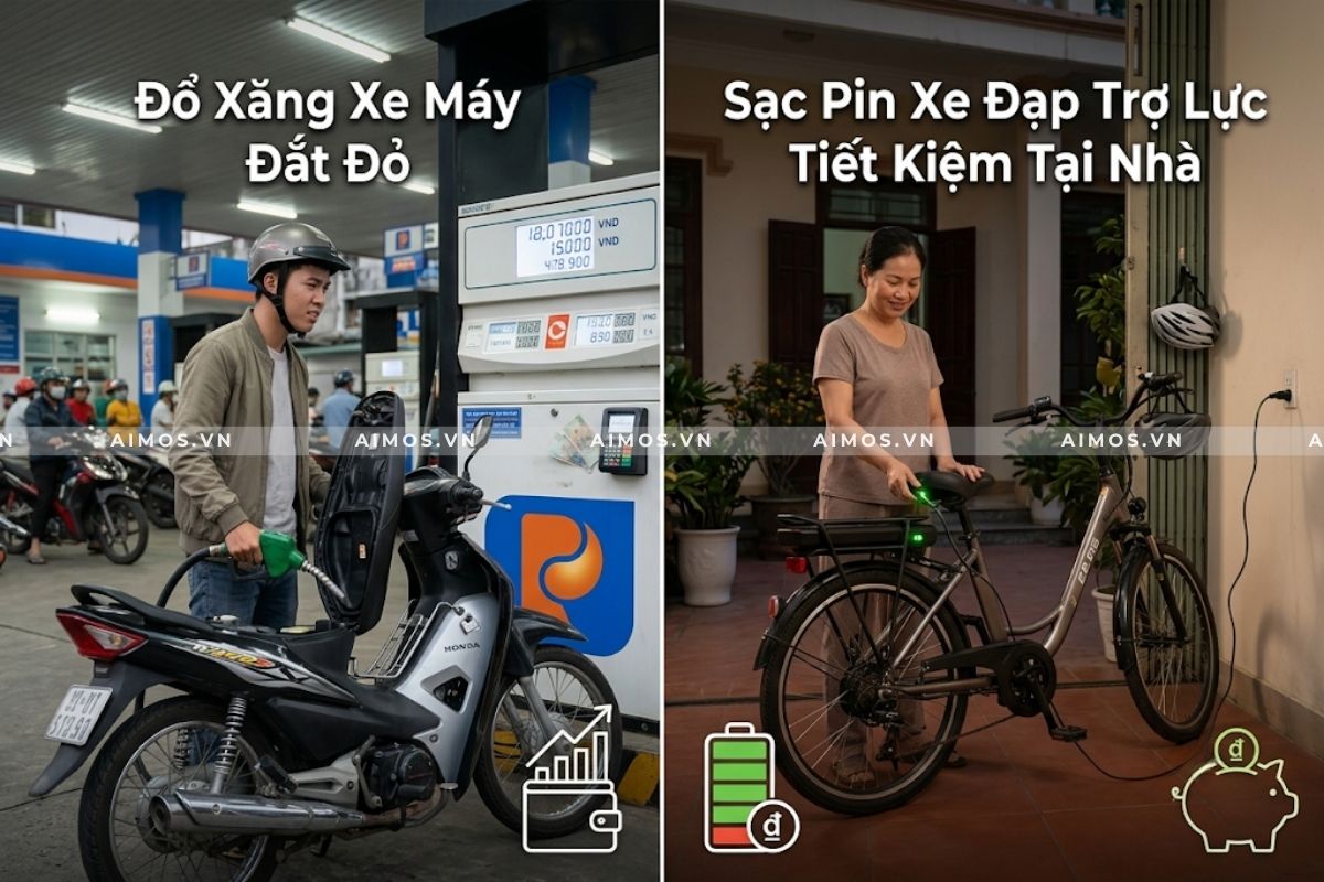 Sử dụng xe đạp trợ lực điện giúp mẹ bỉm tiết kiệm tối đa chi phí đi lại