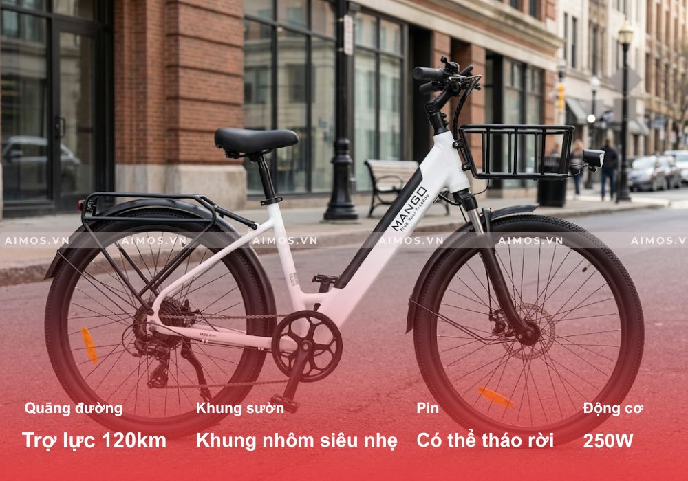 Xe đạp trợ lực điện Mango M26 Pro chính hãng