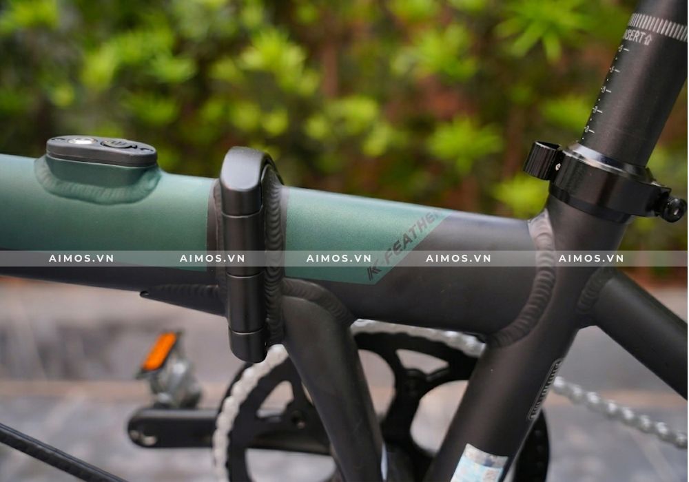 Khung nhôm siêu nhẹ của xe đạp trợ lực điện Dahon K-Feather