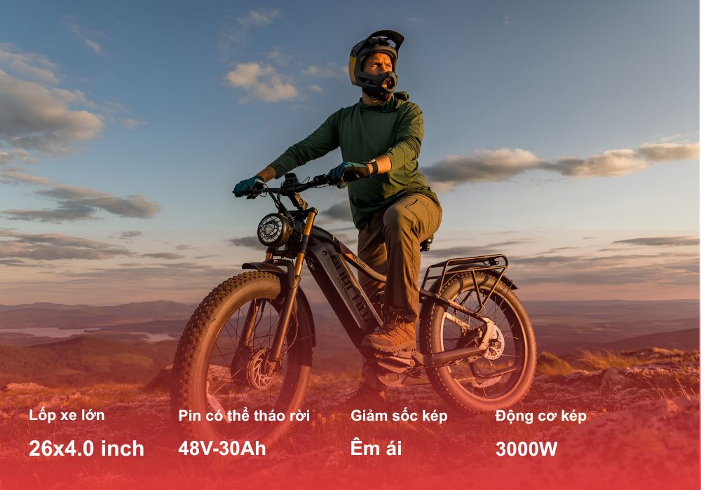 Xe đạp trợ lực điện Burchda HC26 AWD