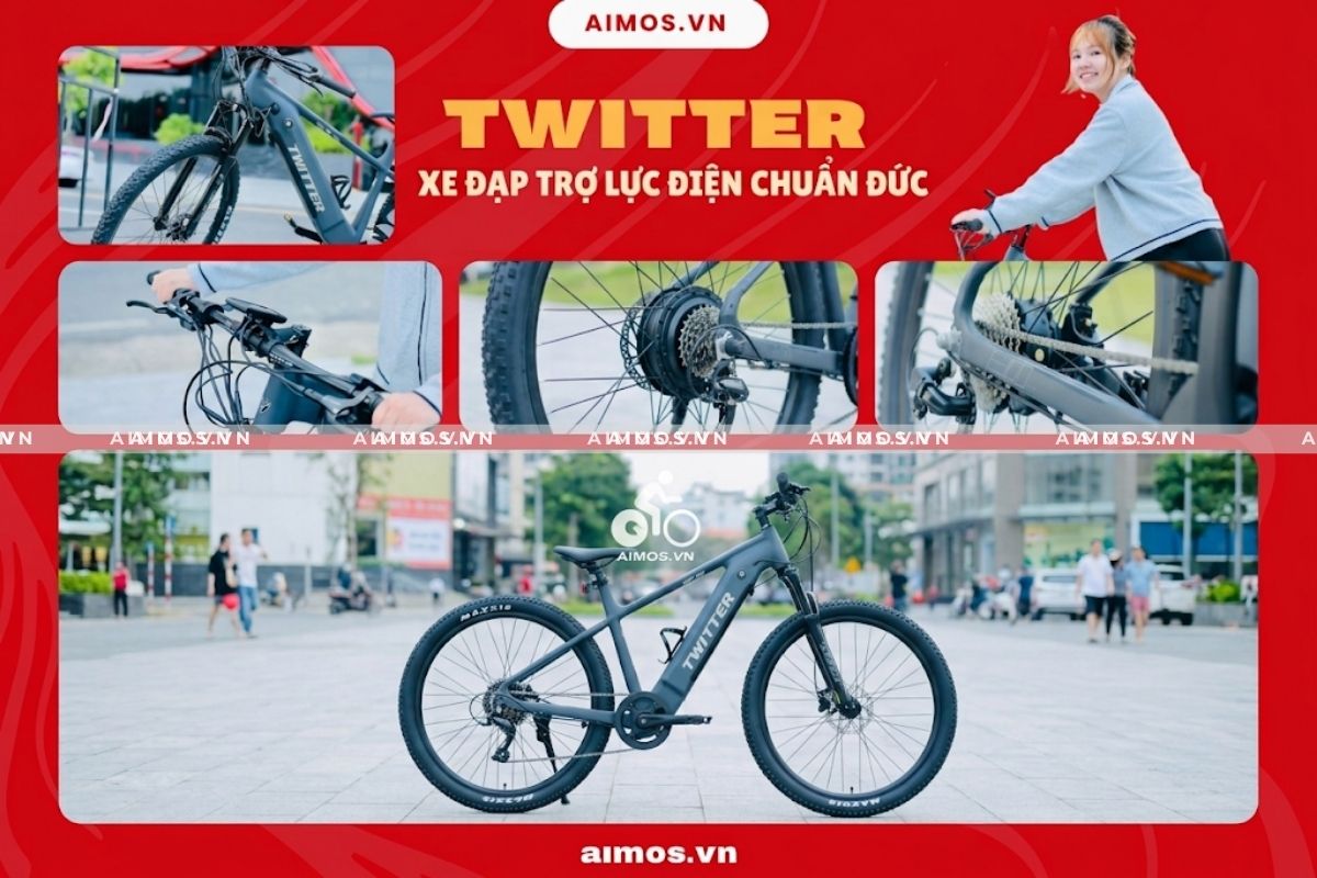 Twitter- xe đạp trợ lực điện hiệu năng chuẩn Đức