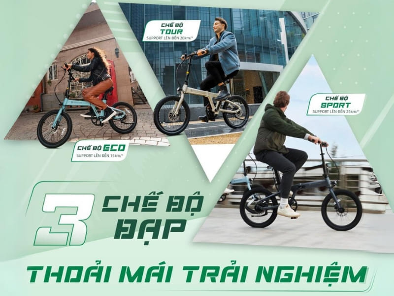 Xe Đạp Trợ Lực Điện Gấp