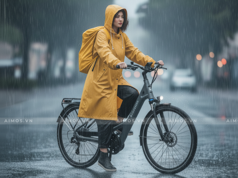 Xe đạp trợ lực điện để ngoài mưa có sao không? Cần lưu ý gì?