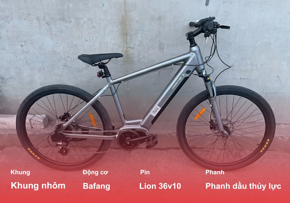 Tổng quan xe đạp trợ lực điện Fortis 700C Bafang Mid-Drive