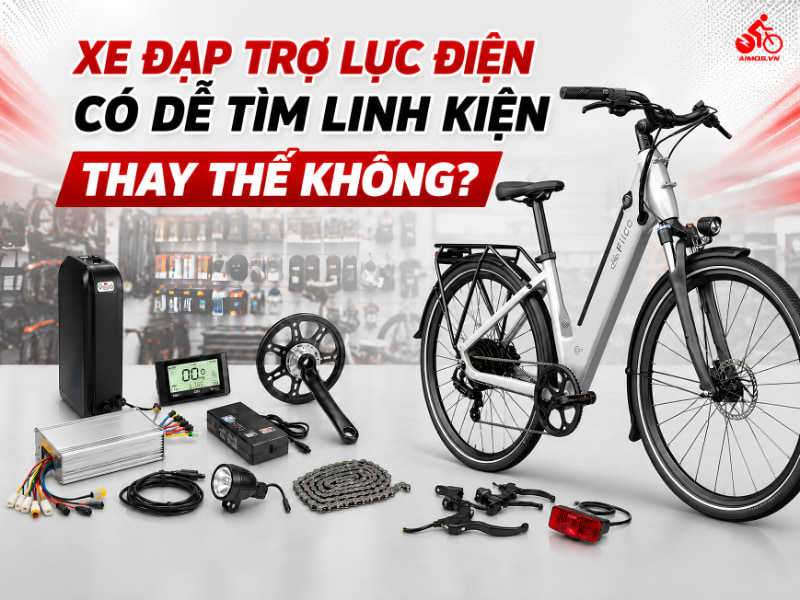 Xe đạp trợ lực điện có dễ tìm linh kiện thay thế không