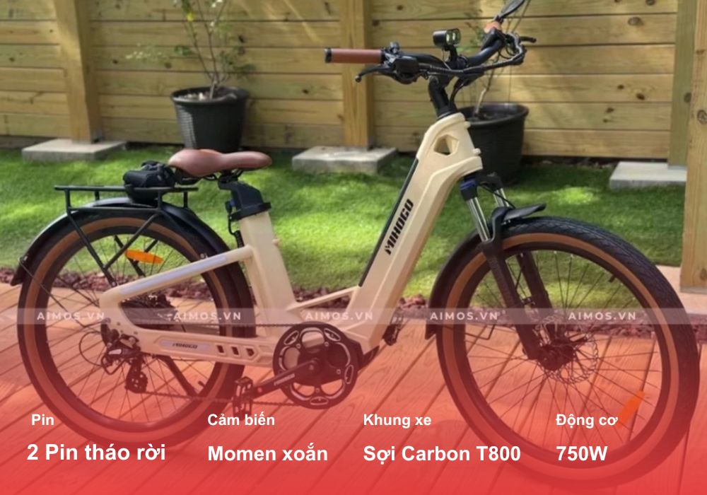 Xe đạp trợ lực điện Mihogo Air Max 750