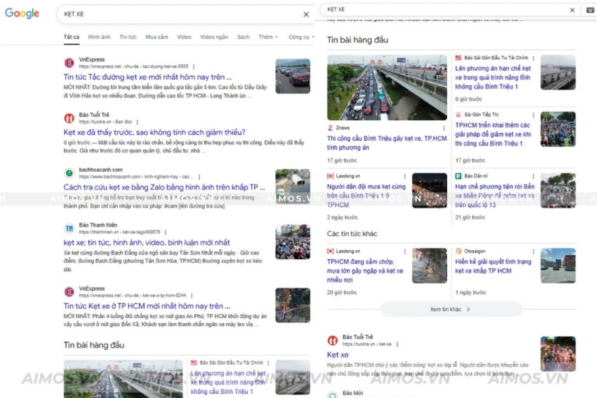 Hàng ngày có hàng chục bài báo đưa tin về vấn đề kẹt xe