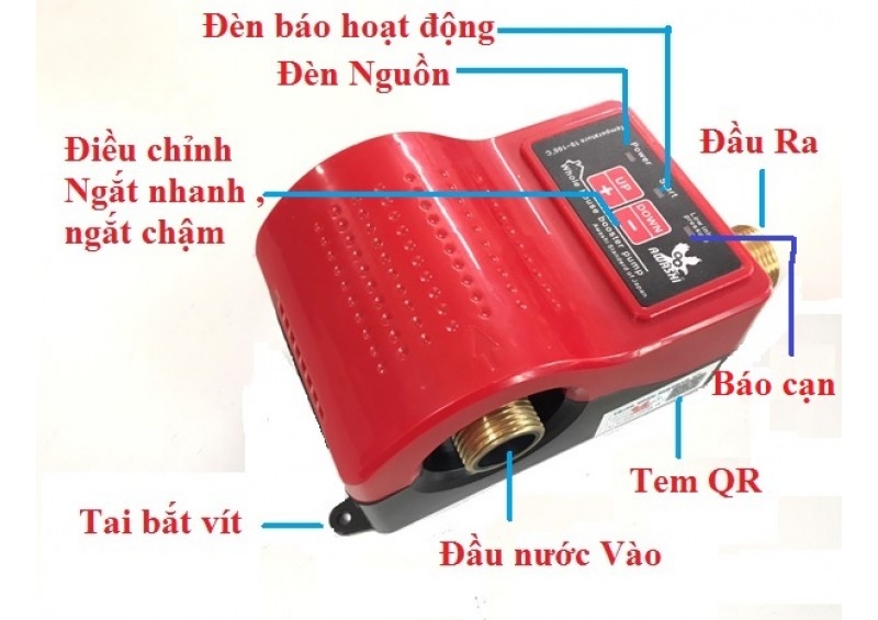 Máy bơm tăng áp mini 24V Awashi ASB-24 (24V - 70W)