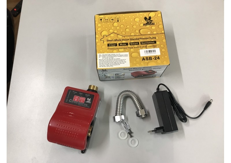 Máy bơm tăng áp mini 24V Awashi ASB-24 (24V - 70W)