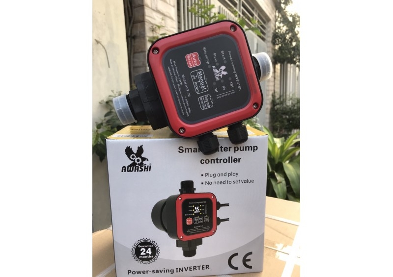 Rơ Le điện tử thông minh Awashi AST-22 biến bơm thường thành bơm tăng áp