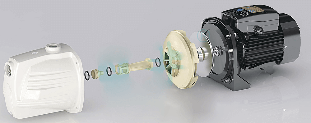 Máy bơm nước bán chân không SHIRAI JLM 120-400S (400w)